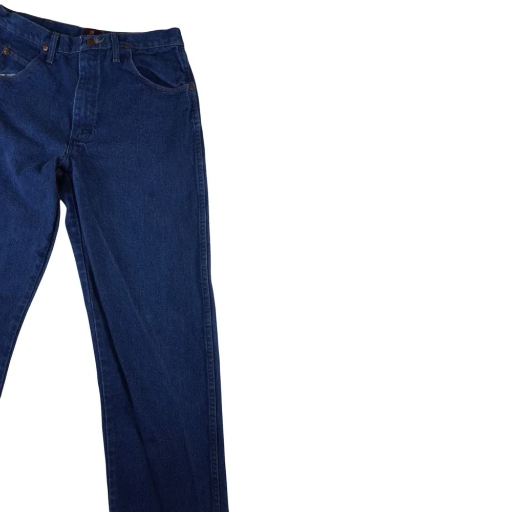 Vintage Wrangler 3X Relaxed Fit Jeans Men's 32x30 Blue Denim Western Cowboy USA